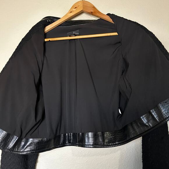 Christian Lacroix Black Cropped Jacket - Picture 2 of 10